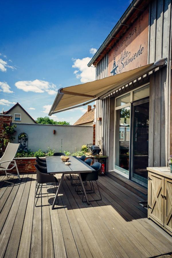 Alte Schmiede Mit Sauna, Pool Und Whirpool Im Aussenbereich Schoenstes Ferienhaus Der Lausitz Elsterheide 외부 사진