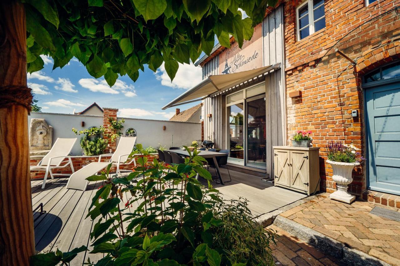 Alte Schmiede Mit Sauna, Pool Und Whirpool Im Aussenbereich Schoenstes Ferienhaus Der Lausitz Elsterheide 외부 사진