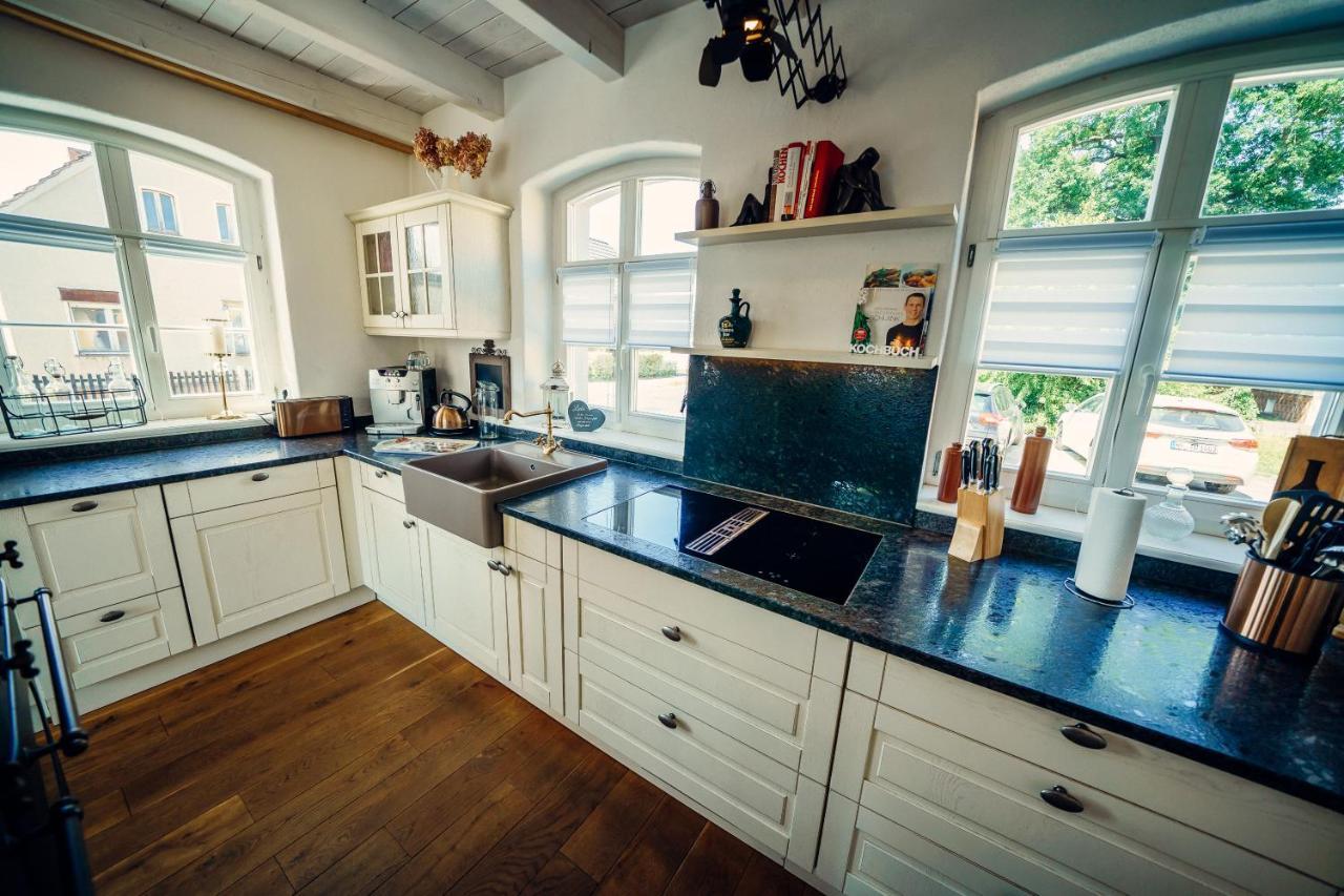 Alte Schmiede Mit Sauna, Pool Und Whirpool Im Aussenbereich Schoenstes Ferienhaus Der Lausitz Elsterheide 외부 사진